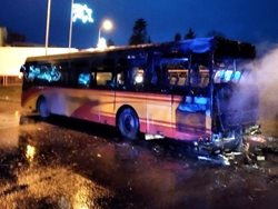 Na autobusovém nádraží v Trutnově hořel autobus