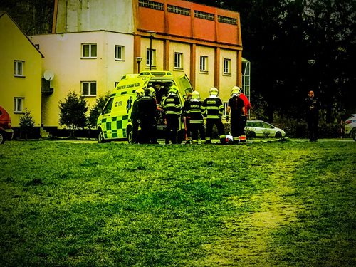 Hasiči z Hanušovic zasahovali u transportu nemocného 