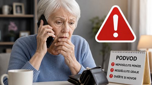 Podvodníci útočí na seniory. Jak poznat manipulaci dřív, než zmizí peníze