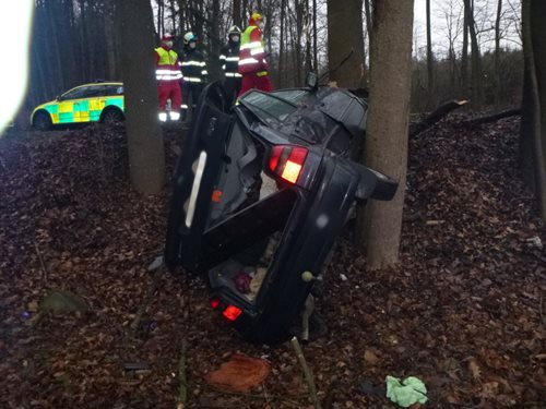Po nehodě u Přepych zemřel řidič osobního vozidla