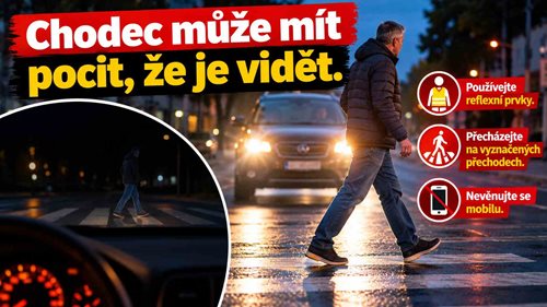 V mlze nestačí jen rozsvítit. Řidiči, chodci i cyklisté musí počítat s horší viditelností