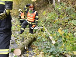 Výstraha se naplnila, hasiči ve čtvrtek vyjížděli k více než dvě stům událostí