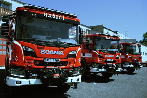 Hasiči mají nová vozidla. Jsou vybavena systémem CCS Cobra