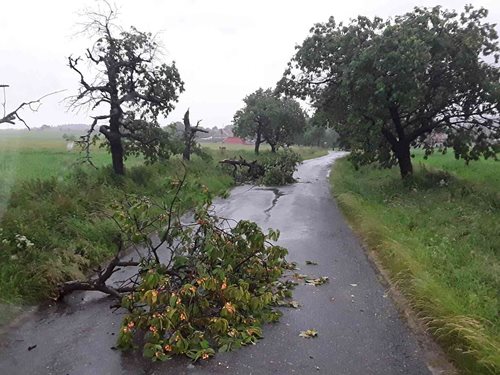 Středeční bouřka napáchala nejvíce škod na Žďársku