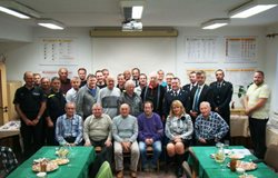 Profesionální hasiči v Třešti oslavili 45 let od svého vzniku