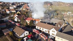 Požár ohrožoval hospodářská zvířata