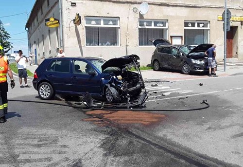 Prostějovští hasiči zasahovali u nehody