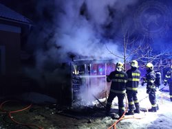 Požár v Rohovládově Bělé likvidovaly dvě jednotky hasičů