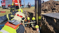 Cvičení složek IZS V Kroměříži
