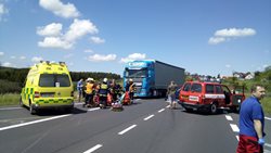Dopravní nehoda na Hoře svatého Šebestiána