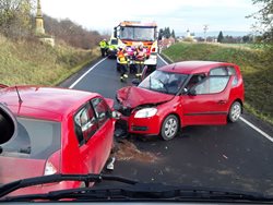 Dopravní nehody v OLK - střed 2x NA Mohelnice, střed 2OA Senice na Hané