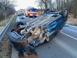 Vážná dopravní nehodě na silnici I/47 u Fulneku
