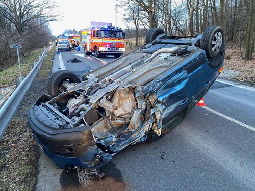 Vážná dopravní nehodě na silnici I/47 u Fulneku