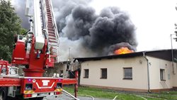 Požár sportovního klubu neslyšících