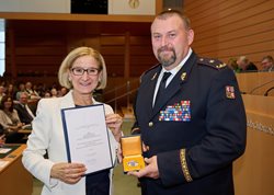Náměstek generálního ředitele HZS ČR vyznamenán