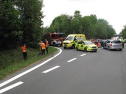 V Plzni po srážce s osobním automobilem zemřel motorkář