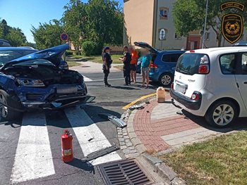 Čtyři nehody během jedné hodiny zaměstnaly záchranáře ve Zlínském kraji