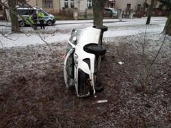 Střet vlaku s vozidlem v Hradci Králové