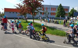 Hasiči na dopravním hřišti ve Strakonicích