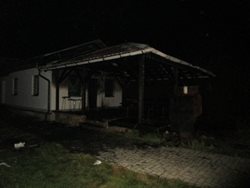 Na fotbalovém hřišti v Cerekvici n. B. hořel kiosek s pergolou