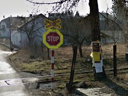 Na okraji Kosovy Hory se střetl vlak s dodávkou