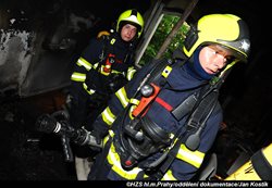 Při požáru bytu v pražských Vinohradech nebyl nikdo zraněn