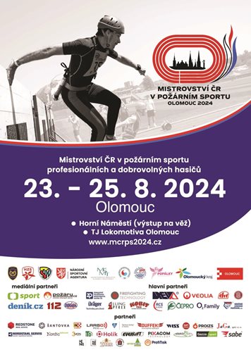 Pozvánka Mistrovství republiky v požárním sportu v Olomouci