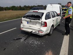 Hasiči v úterý 4. září řešili řadu dopravních nehod