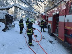 Požár dnes ráno vypukl v rodinném domku v obci Malá Morava na Šumpersku 