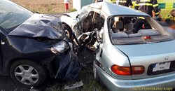 Deset dopravních nehod se zraněním
