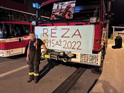 Službu u hasičů ukončil velitel družstva Pavel Kovář