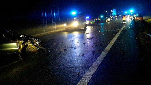 U nehody tří vozidel byly zraněny tři osoby
