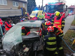 Vážná nehoda u obce Ústí na Vsetínsku