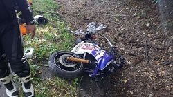 O víkendu pět dopravních nehod motocyklistů