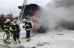 Požár drtiče odpadu způsobil škodu 15 milionů korun