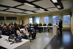 Do nového roku vstoupili hasiči s novoročním projevem ředitele HZS Libereckého kraje plk. Ing. Luďka Prudila