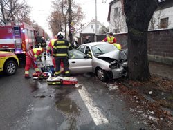 Úterní dopravní nehody a technické pomoci