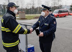 Po 39 letech velitel družstva na stanici Liberec, nprap. Lumír Jíra, ukončil aktivní službu u HZS Libereckého kraje