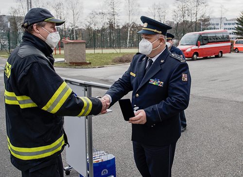 Po 39 letech velitel družstva na stanici Liberec, nprap. Lumír Jíra, ukončil aktivní službu u HZS Libereckého kraje