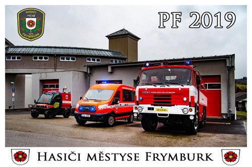 Hasiči městyse Frymburk a Strážovice  přejí 
