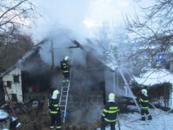 U požáru stodoly na Zlínsku zasahovaly tři jednotky hasičů.