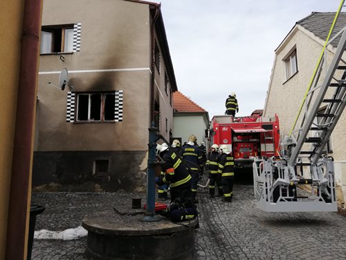 Exploze plynu poškodila rodinný dům v Březnici