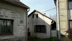 Požár střechy rodinného domku v Července, Olomoucko.