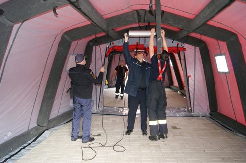 Instalace odběrových míst v areálu krajských nemocnic