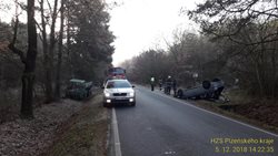 Dopravní nehoda u Krchleb