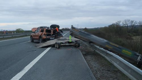 Řidič přežil zásah i přes nečekané následky