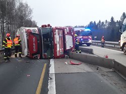 Dvě nehody komplikovaly provoz na jihomoravských dálnicích