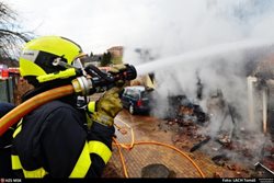 Požár rodinného domku v Moravskoslezském kraji v okrese Karviná  s předběžnou škodou 5 milionů korun