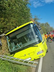 Dopravní nehoda autobusu