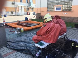 Únik nebezpečné látky v Plzeňském kraji v Radčické společnosti